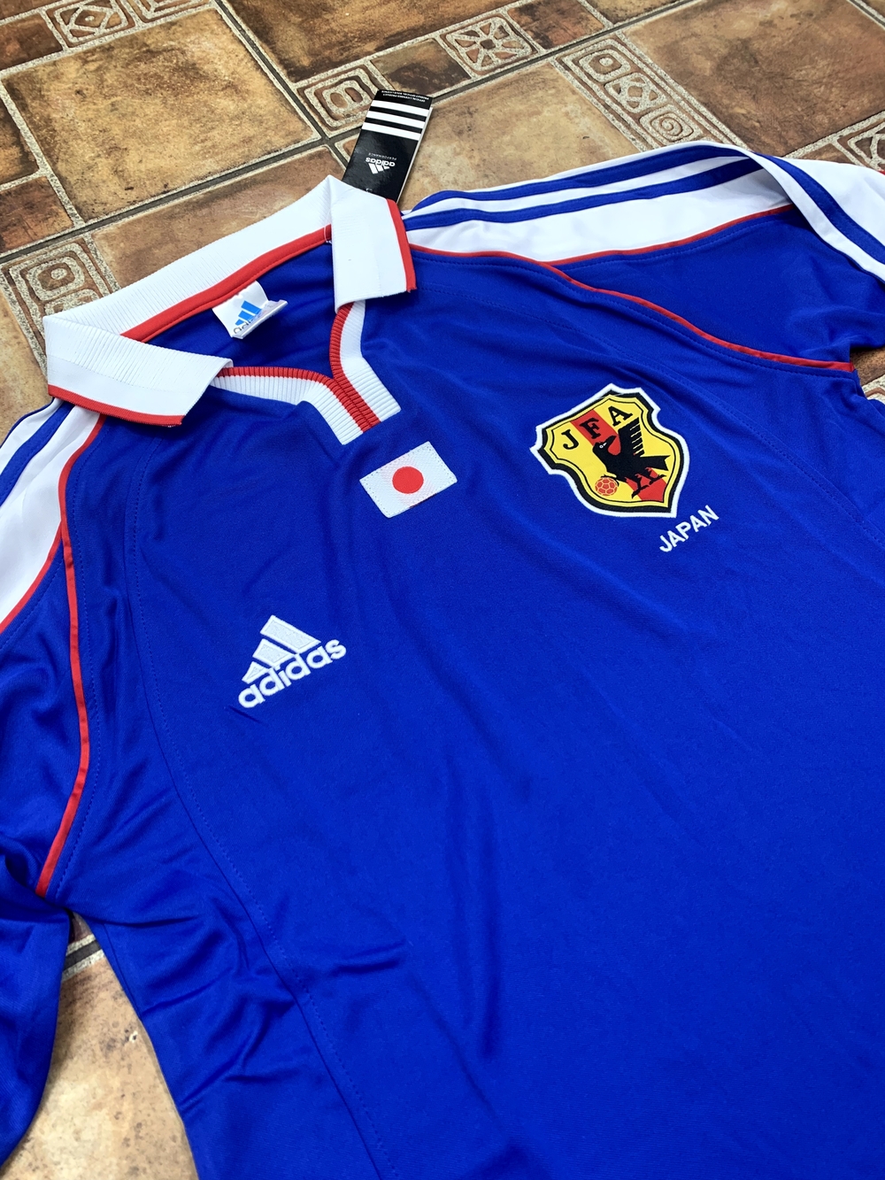 Adidas Japan 2000 Retro Long Sleeve Jersey Size M - Picture 2 of 7